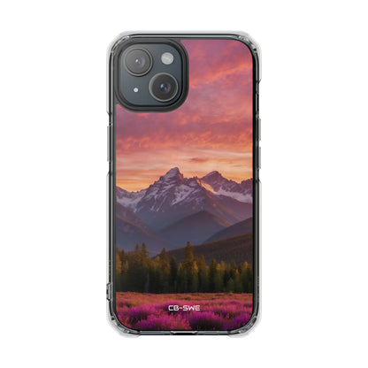 Mountain Peaks Glow iPhone Case - Impact