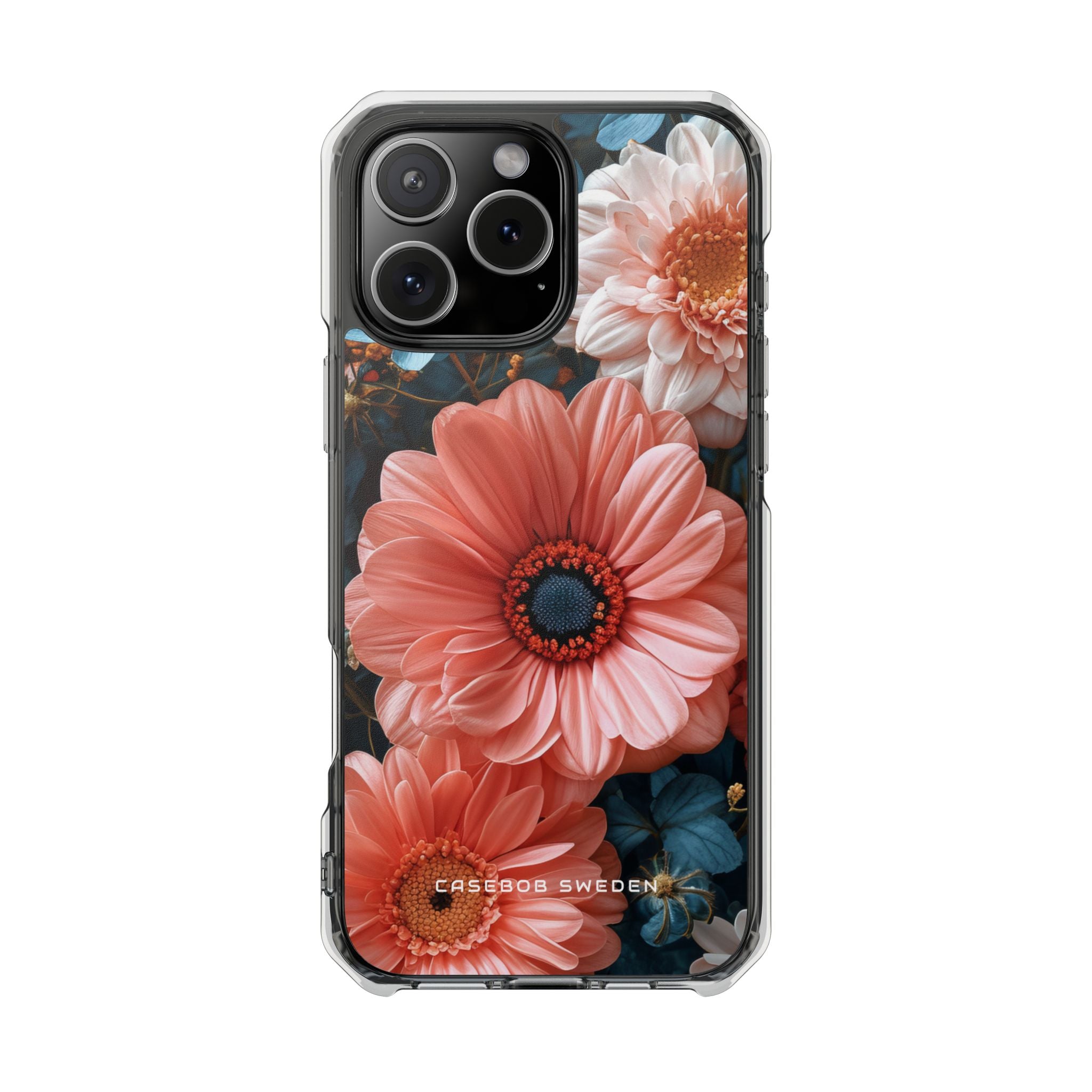 Surreal Floral Harmony iPhone 16 - Clear Impact Phone Case