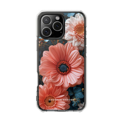 Surreal Floral Harmony iPhone 16 - Clear Impact Phone Case