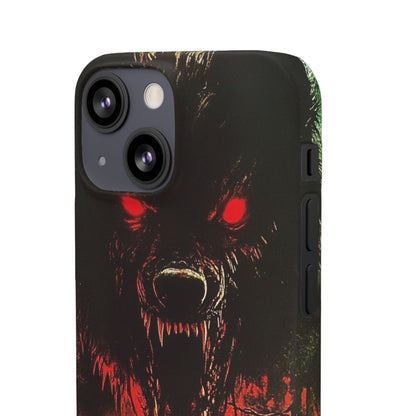 Bloodmoon Wolf's Lament iPhone 13 - Slim Phone Case