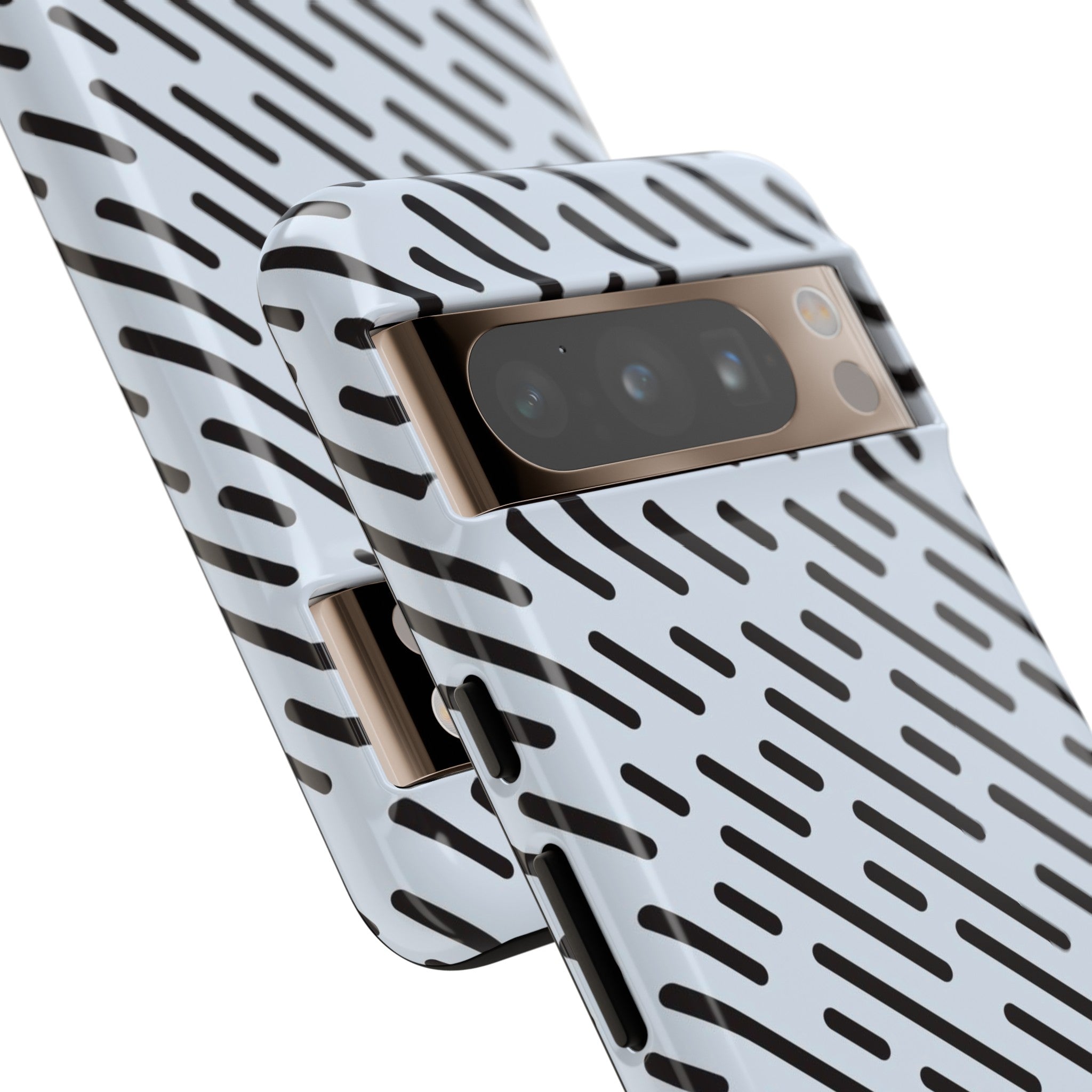 Monochrome Dash - Protective Phone Case