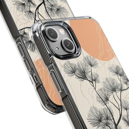 Spiky Tree Sunset iPhone 14 Plus Case - Impact