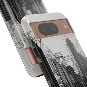 Urban Wireframe | Protective Phone Case for Google Pixel