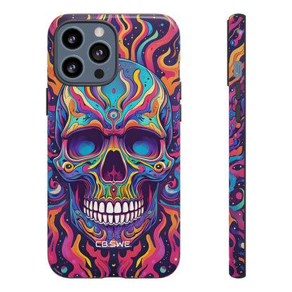 Psychedelic Skull Vivid Colorful iPhone 13 - Tough