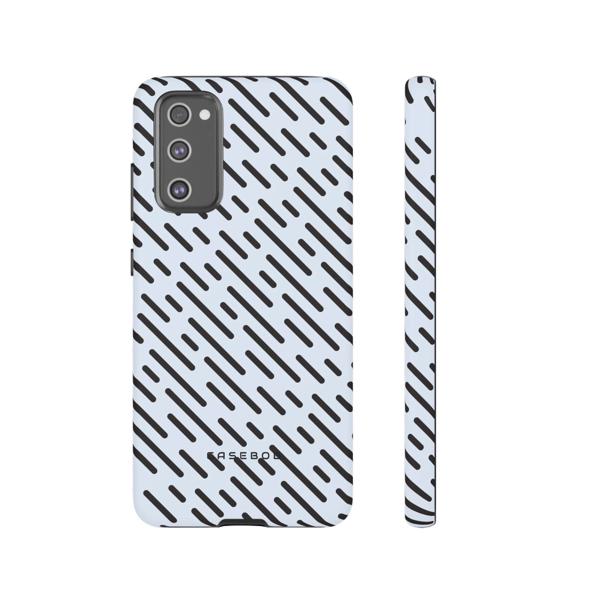 Monochrome Dash - Protective Phone Case