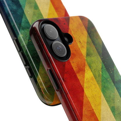 Seven Stripe Fade iPhone 16 Plus Case - Tough