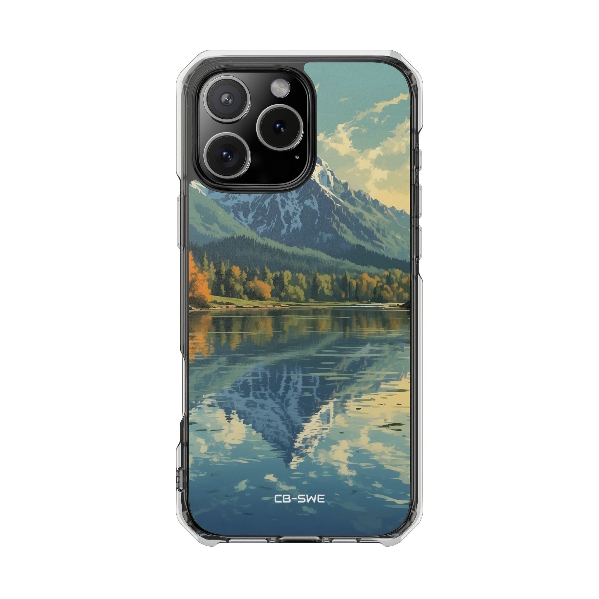 Mountain Reflects Calm iPhone Case - Impact