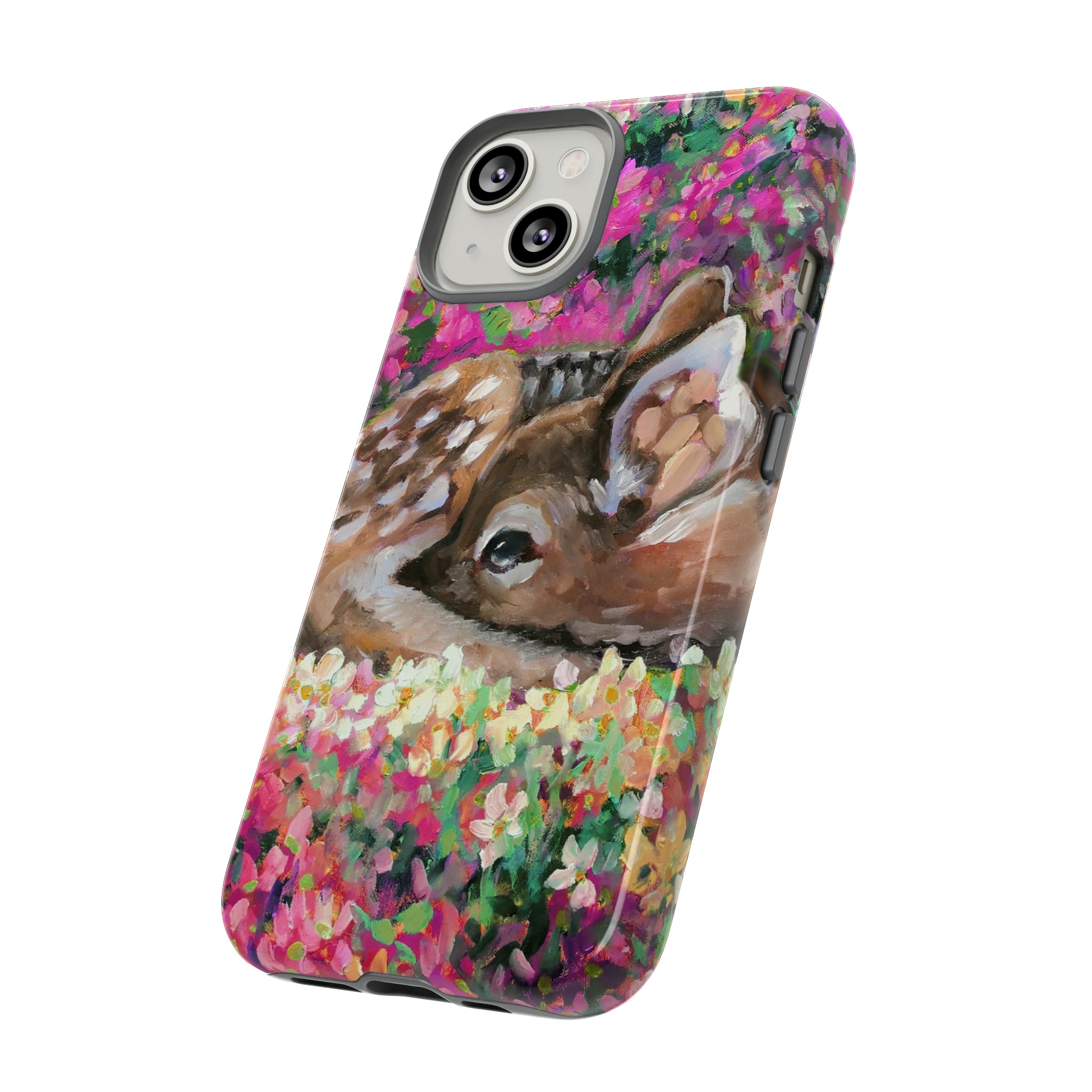 Oil painting - Young Deer - Protective Phone Case