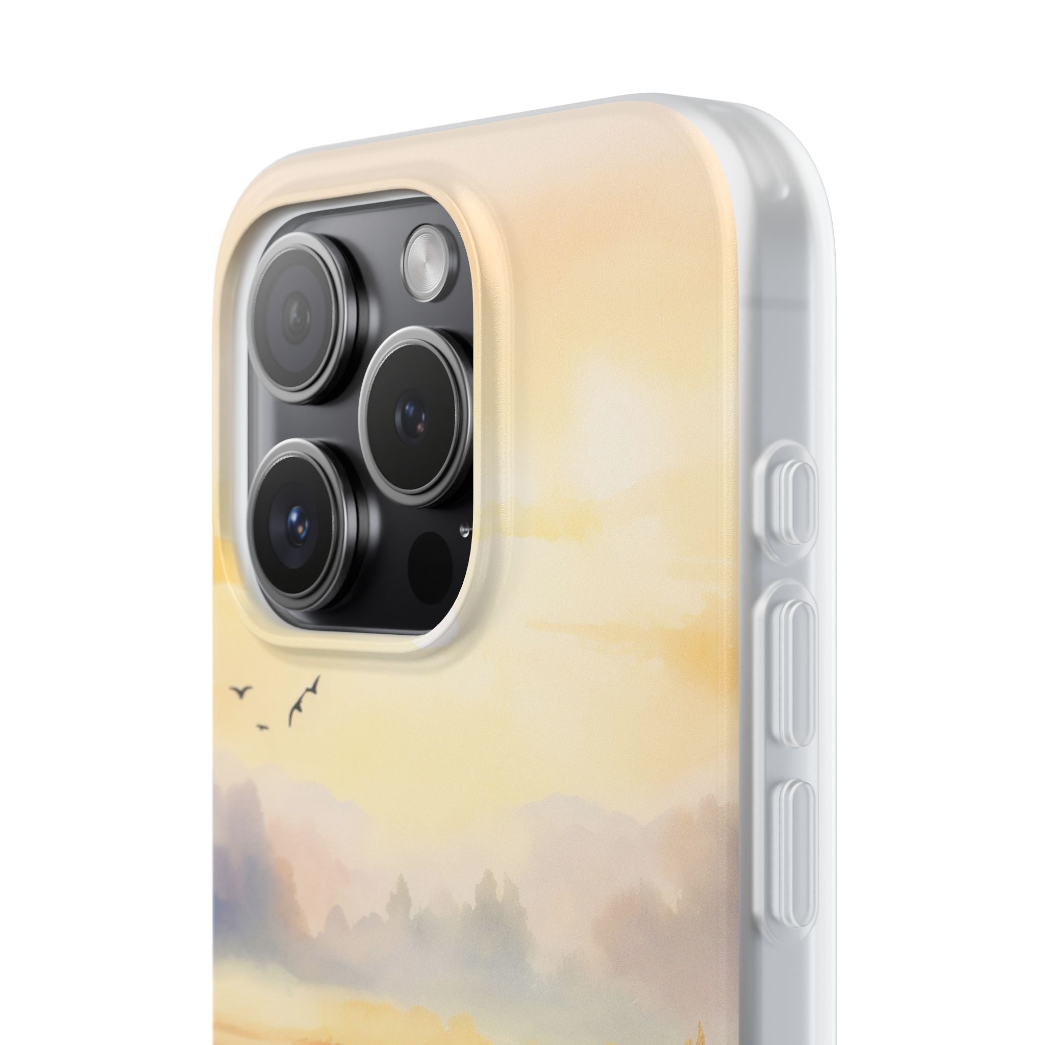 Glowing Sunrise iPhone 15 Pro Case - Soft