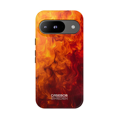 Flaming Energy Swirl Google Pixel 9 - Tough