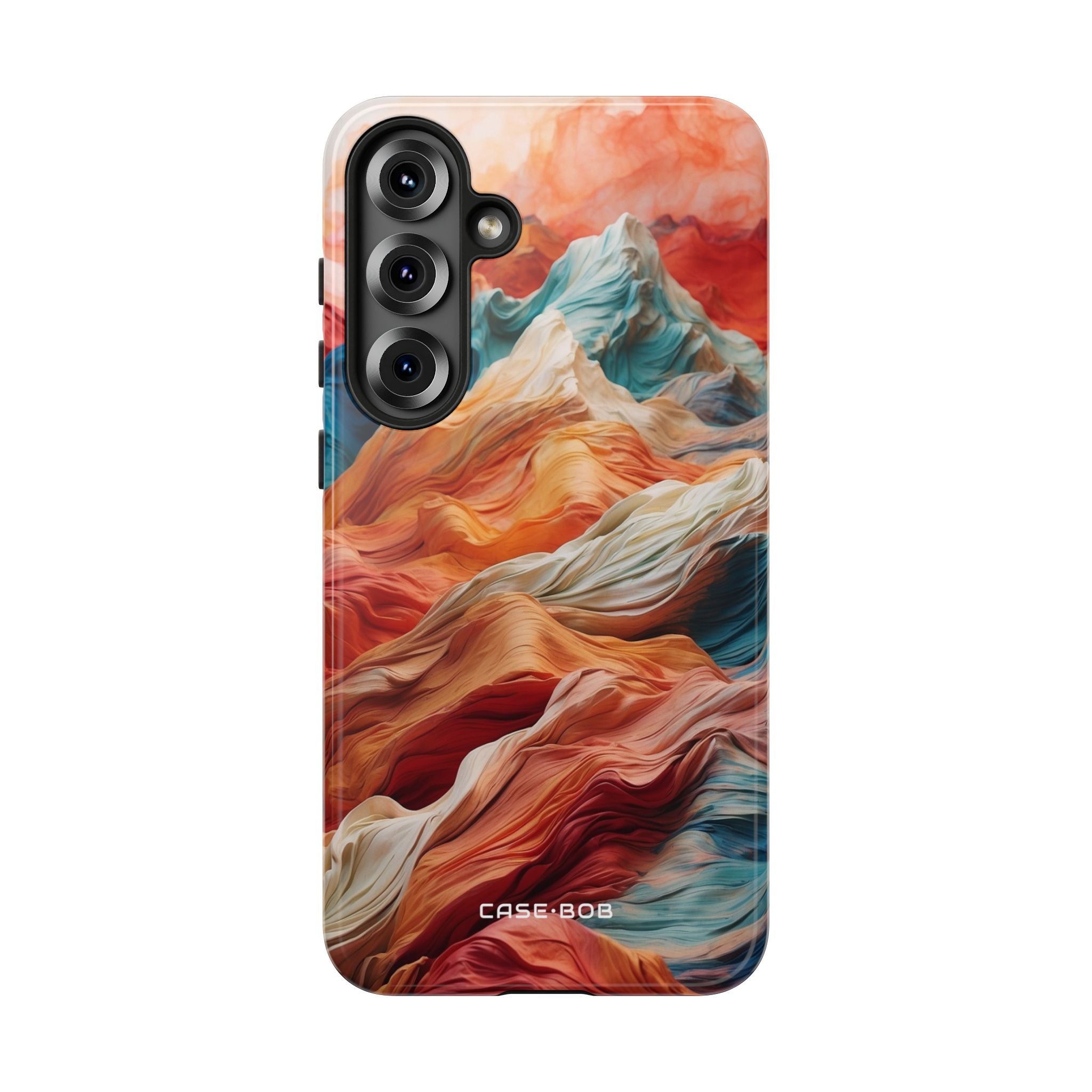 Fabric Peaks Cream Samsung S25 Plus Case - Tough