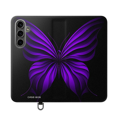 Neon Butterfly - Samsung S24 Plus Case - Lompakkokotelo