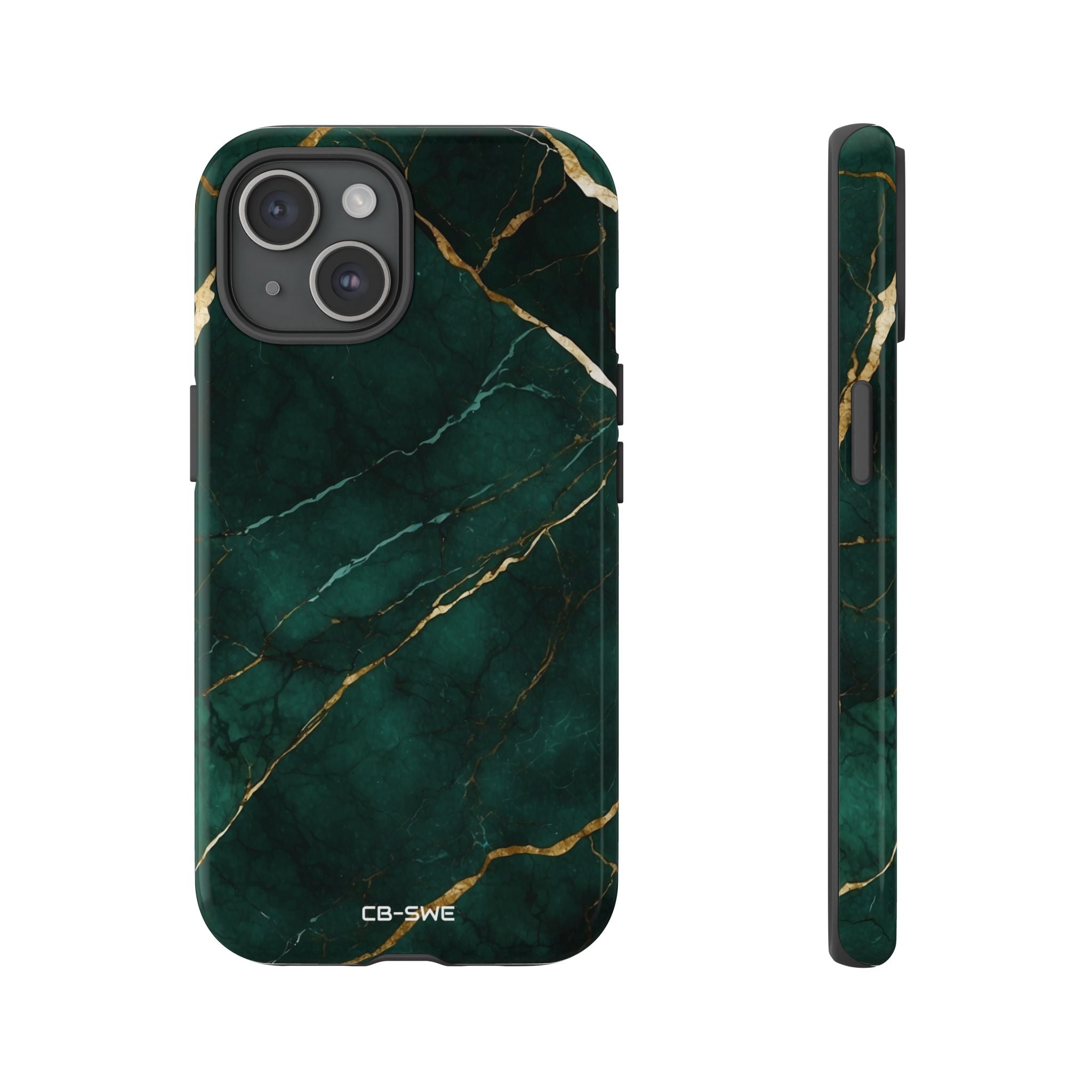 Emerald Veins Flow - iPhone Case