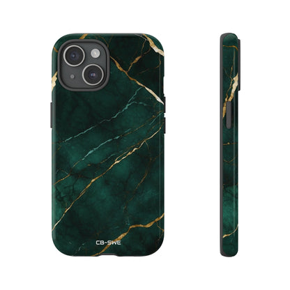Emerald Veins Flow - iPhone Case