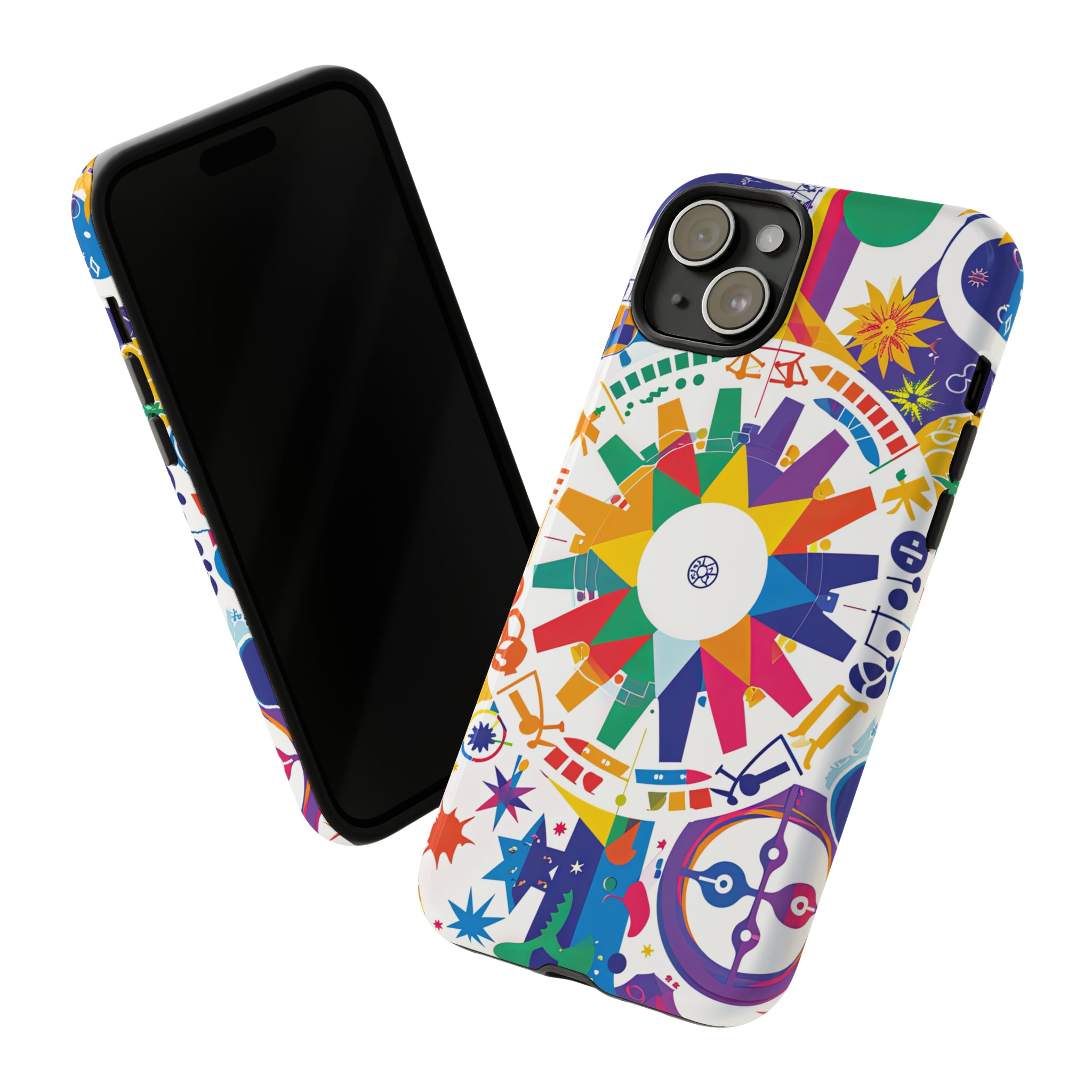 Celestial Horoscope Whirl - Protective Phone Case