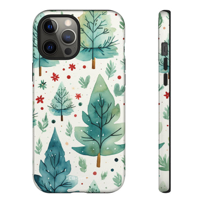 Joyful Evergreen Dance - iPhone Case
