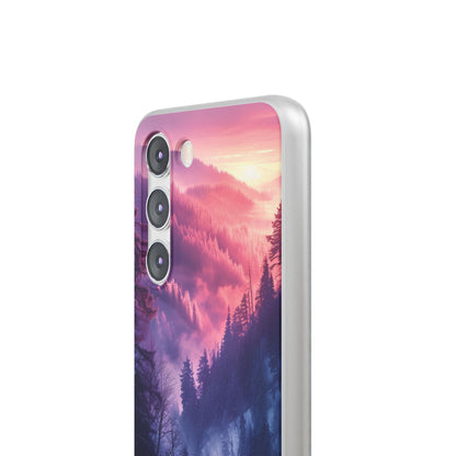 Misty Forest Serenity - Flexi Samsung S23 Phone Case