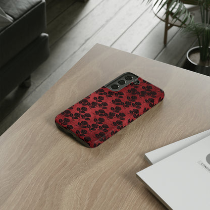 Rosemony Gothic Flower - Protective Phone Case