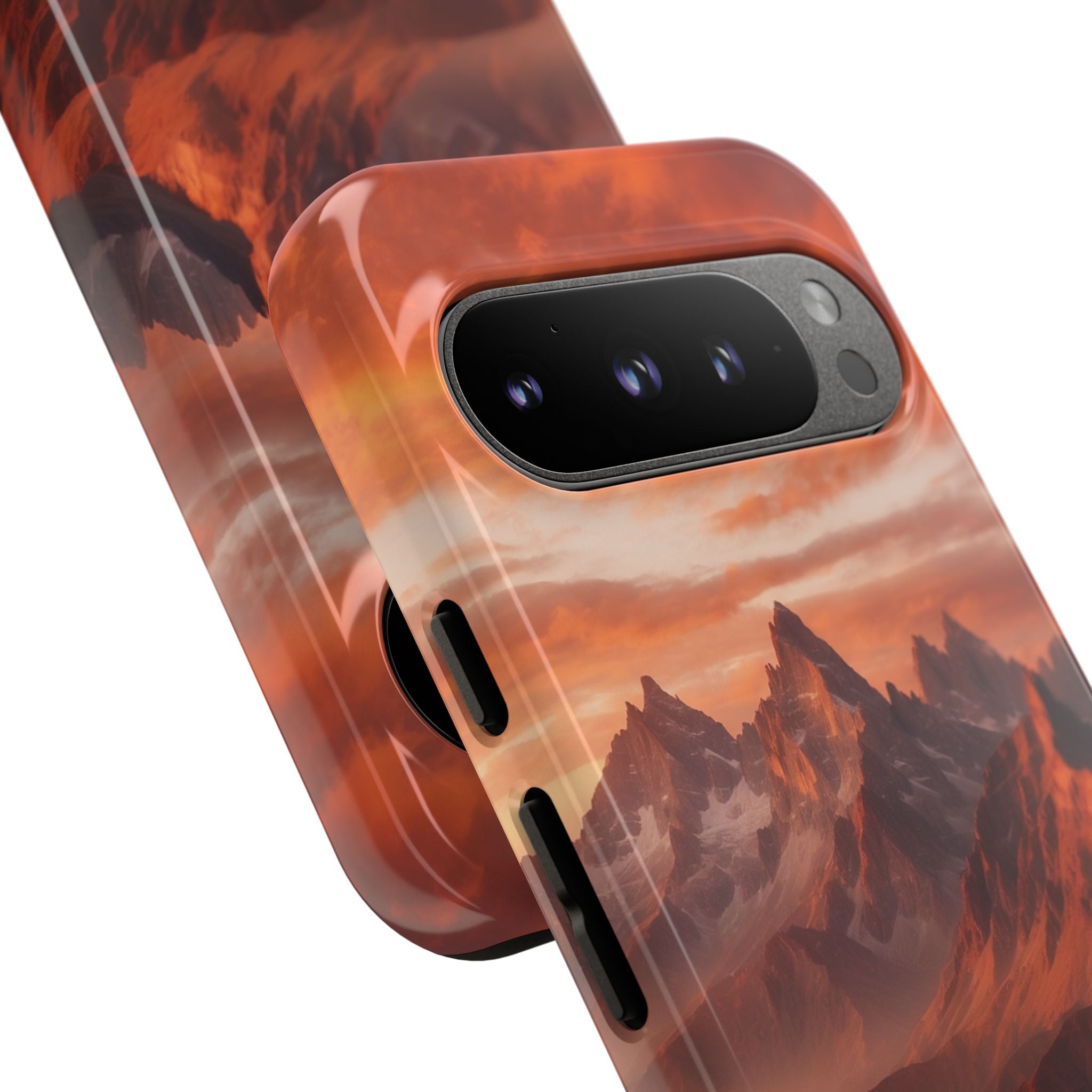 Jagged Glow Google Pixel 9 Pro Case - Tough
