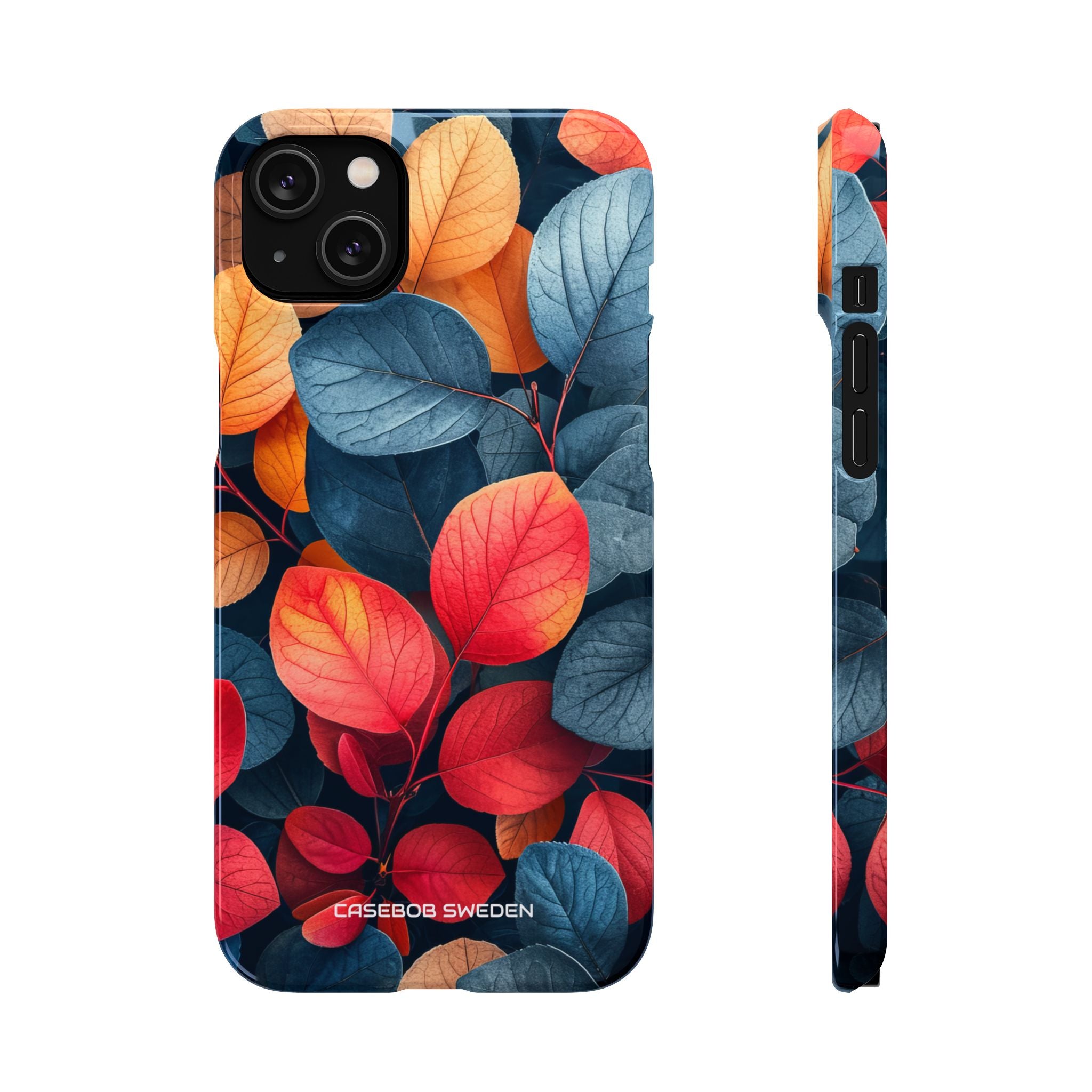 Vibrant Nature Leaves - Slim iPhone 14 Phone Case