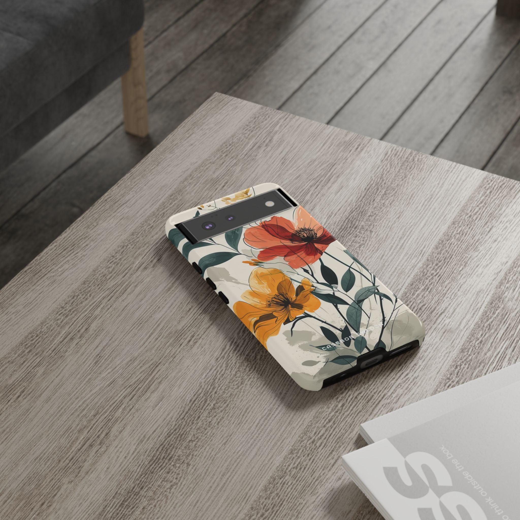 Elegant Floral Harmony Google Pixel 6 - Tough Phone Case