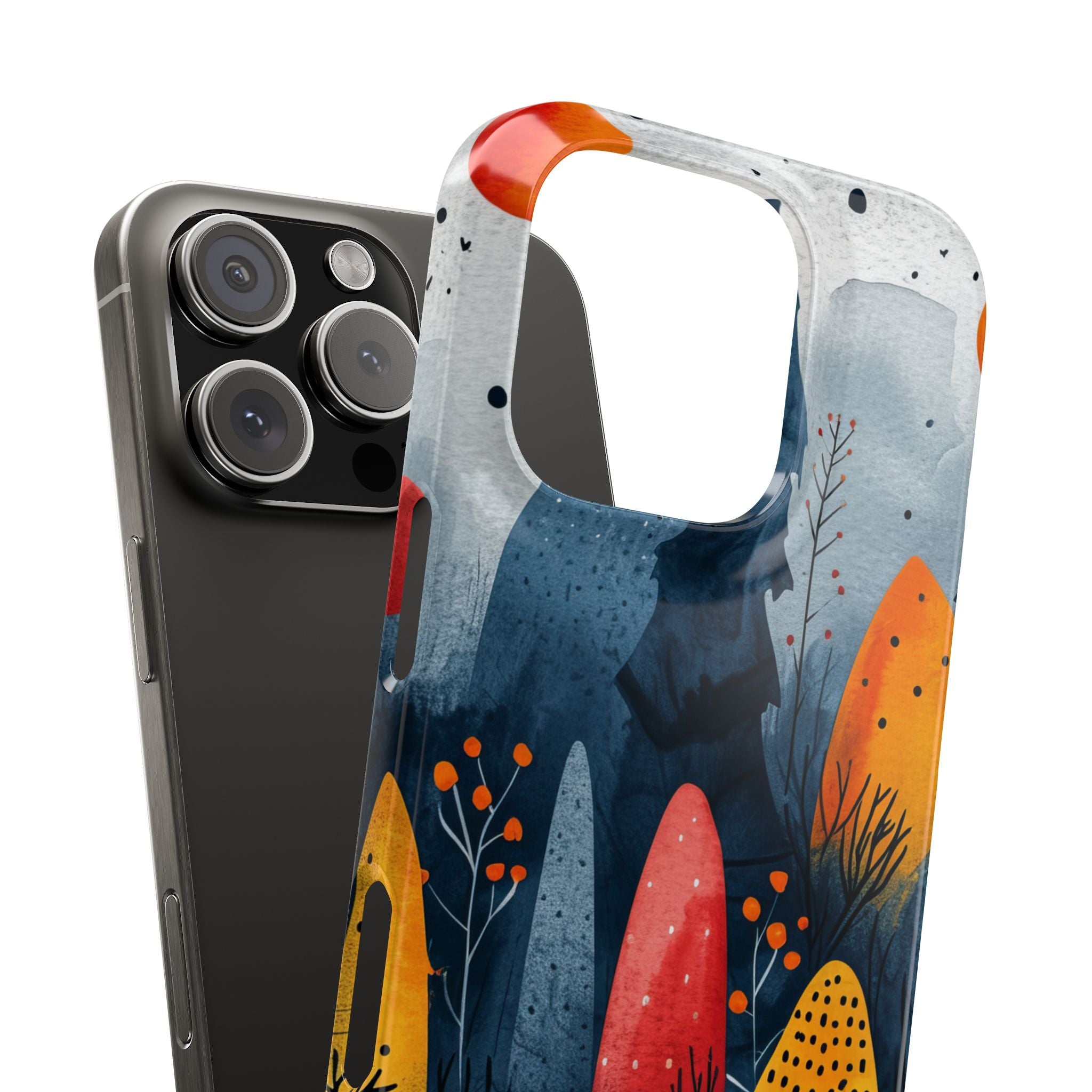 Whimsical Nature - Slim iPhone 16 Phone Case