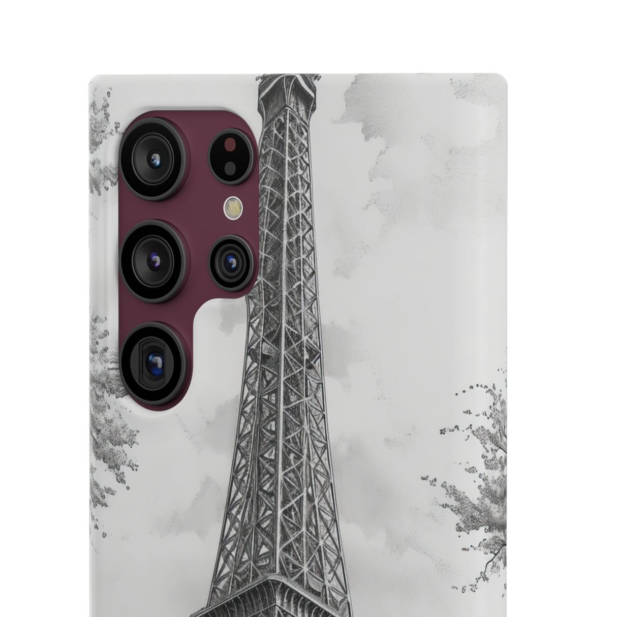 Parisian Monochrome Majesty | Slim Phone Case for Samsung