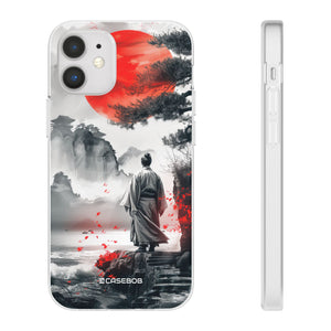 Serene Samurai Sunrise | Flexible Phone Case for iPhone