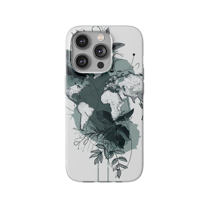 Botanical Cartography | Flexible Phone Case for iPhone