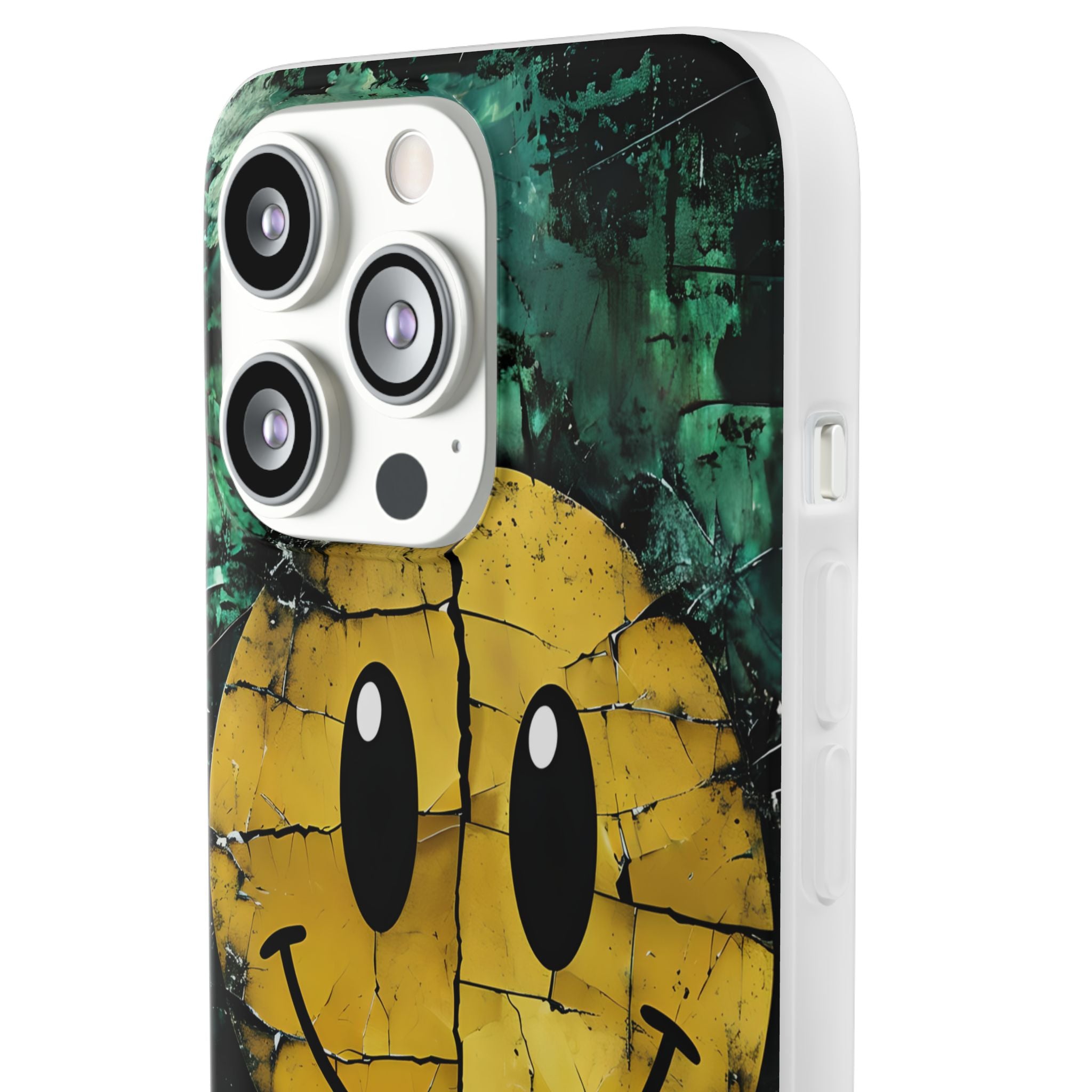 Cracked Smiley iPhone 13 Pro - Soft Case