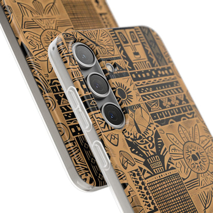 Tribal Faces Samsung S24 Plus Case - Soft