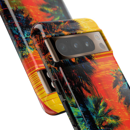 Tropical Sunburst Google Pixel 8 Pro Case - Tough