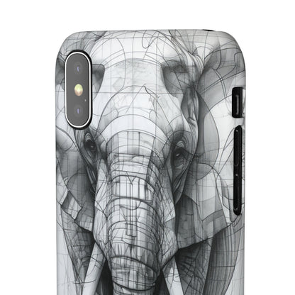 Technic Elephant | Slim Phone Case for iPhone