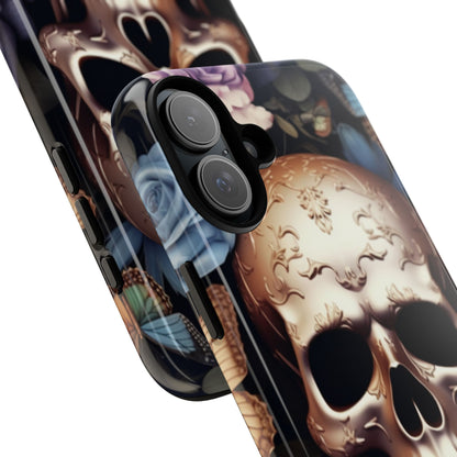 Skull Among Blossoms - iPhone Case