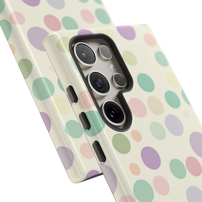 Playful Pastel Polka Dots - Tough Samsung S24 Phone Case