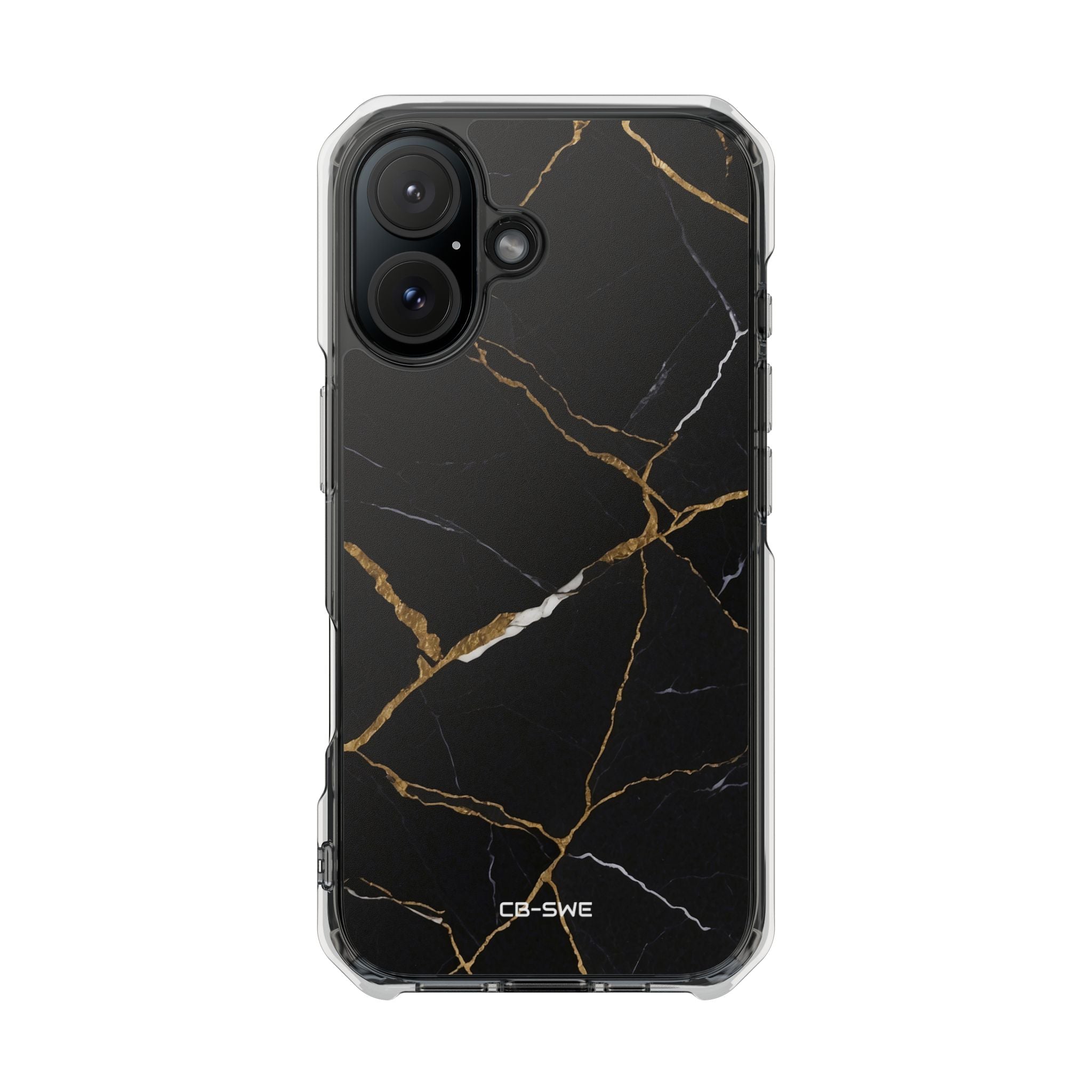 Golden Veins Emerge iPhone Case - Impact