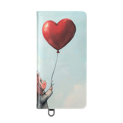 Heart Balloon Whimsy - Samsung S25 Ultra Case - Wallet