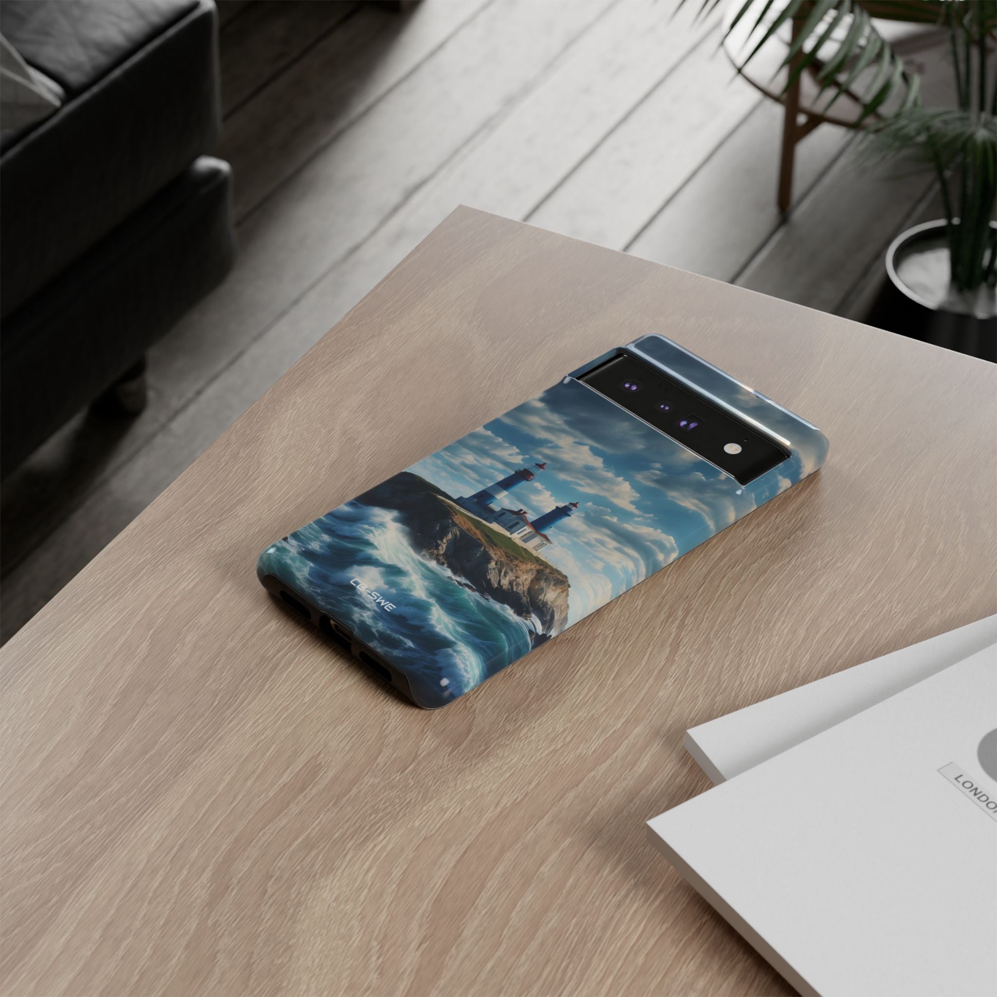 Lighthouse Guards Waves - Google Pixel Case