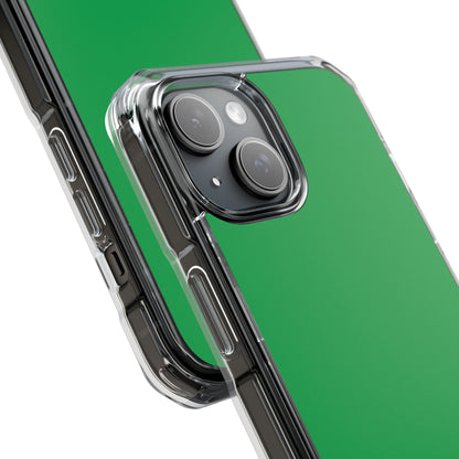 Pigment Green - Clear Impact Case for iPhone