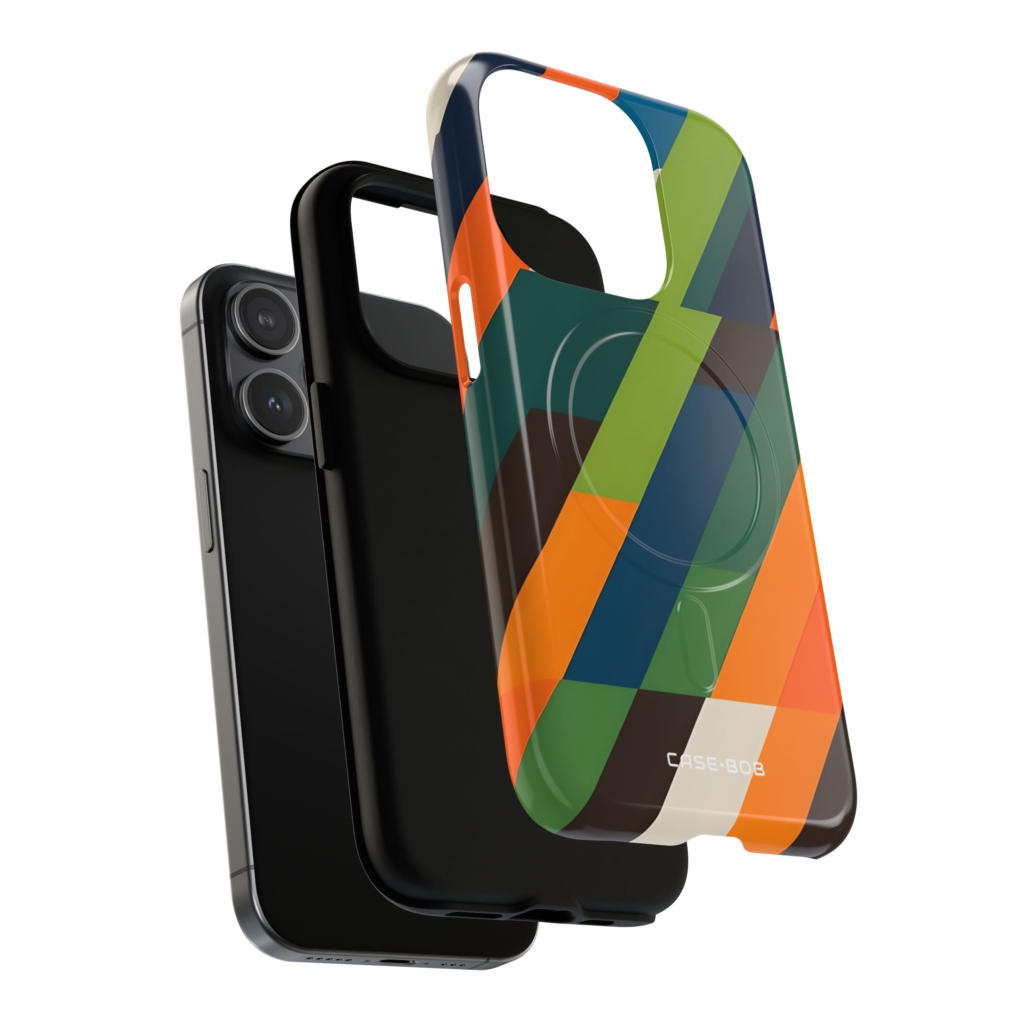 Diagonal Blaze iPhone 15 Pro Case - Tough+