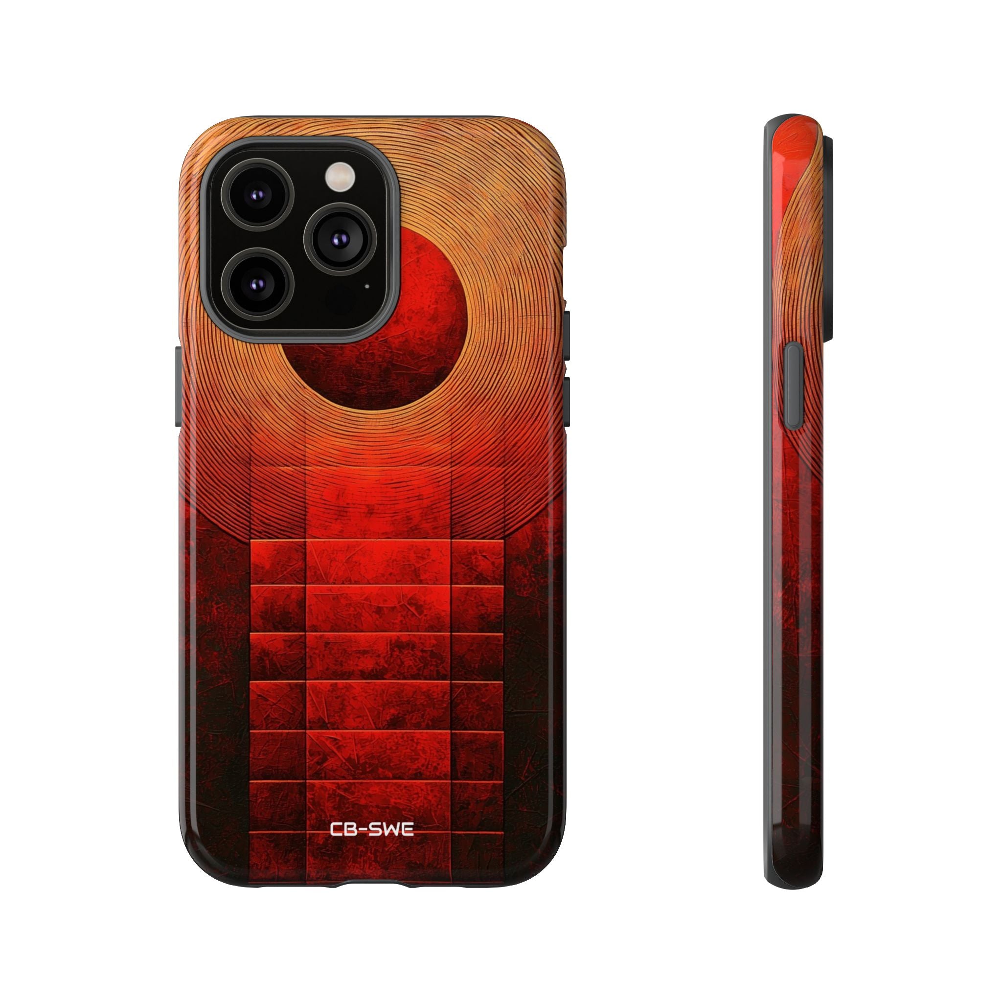 Circular Convergence Glows - iPhone Case
