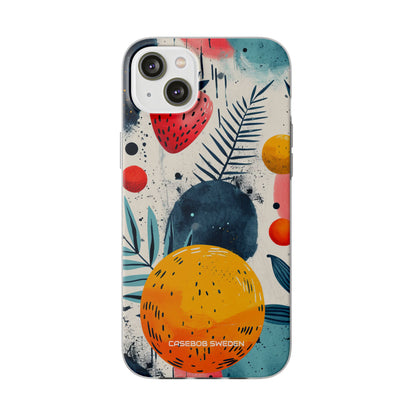 Vibrant Fruit Canvas - Flexi iPhone 14 Phone Case