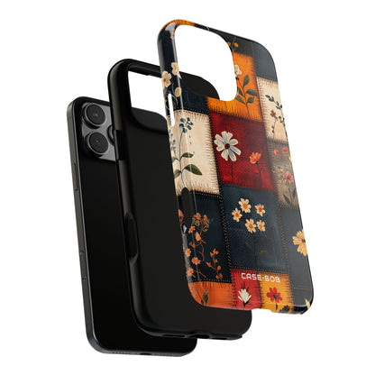 Patchwork Blooms iPhone 16 Pro Max Case - Tough