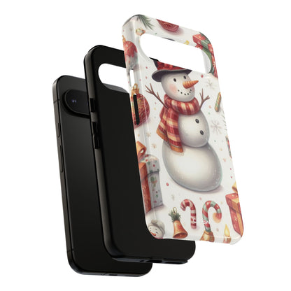 Snowman Wears Scarf - Google Pixel Case
