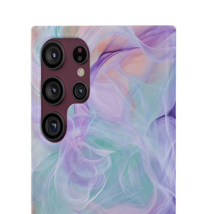 Purple Peach Whirl - Slim Samsung S22 Phone Case