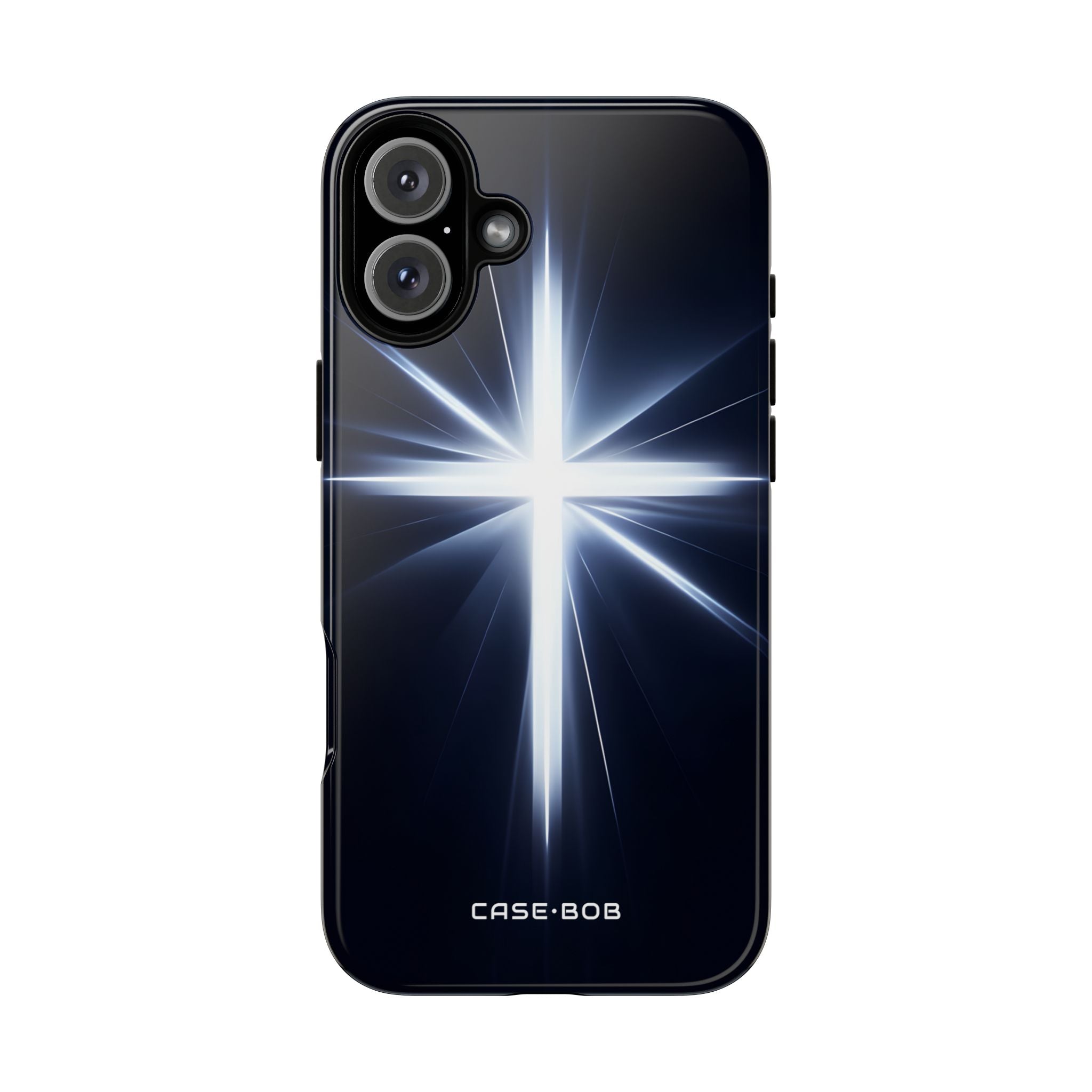 Glowing Crossburst iPhone 16 Plus Case - Tough