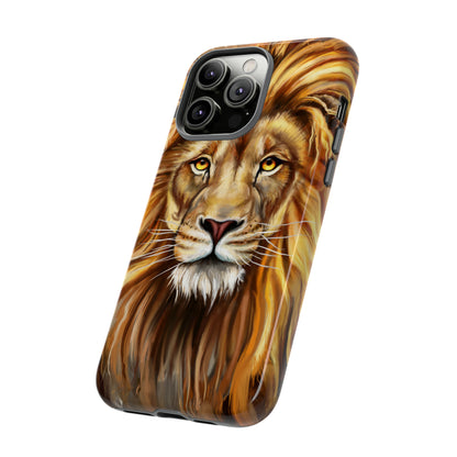 Lion head Digital Painting - Protective Phone Case