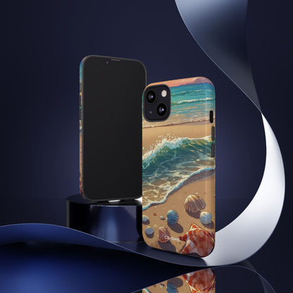 Seashells Kiss Shore - iPhone Case