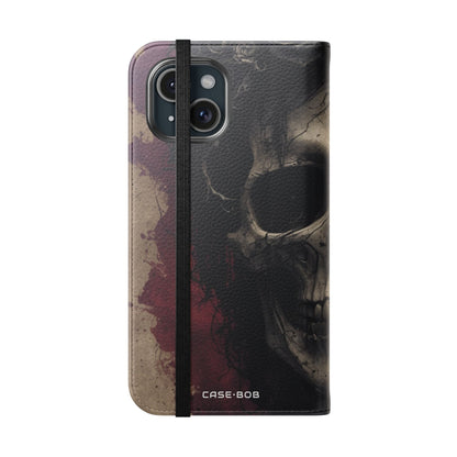 Skull Thorn Crown - iPhone 15 Case - Wallet