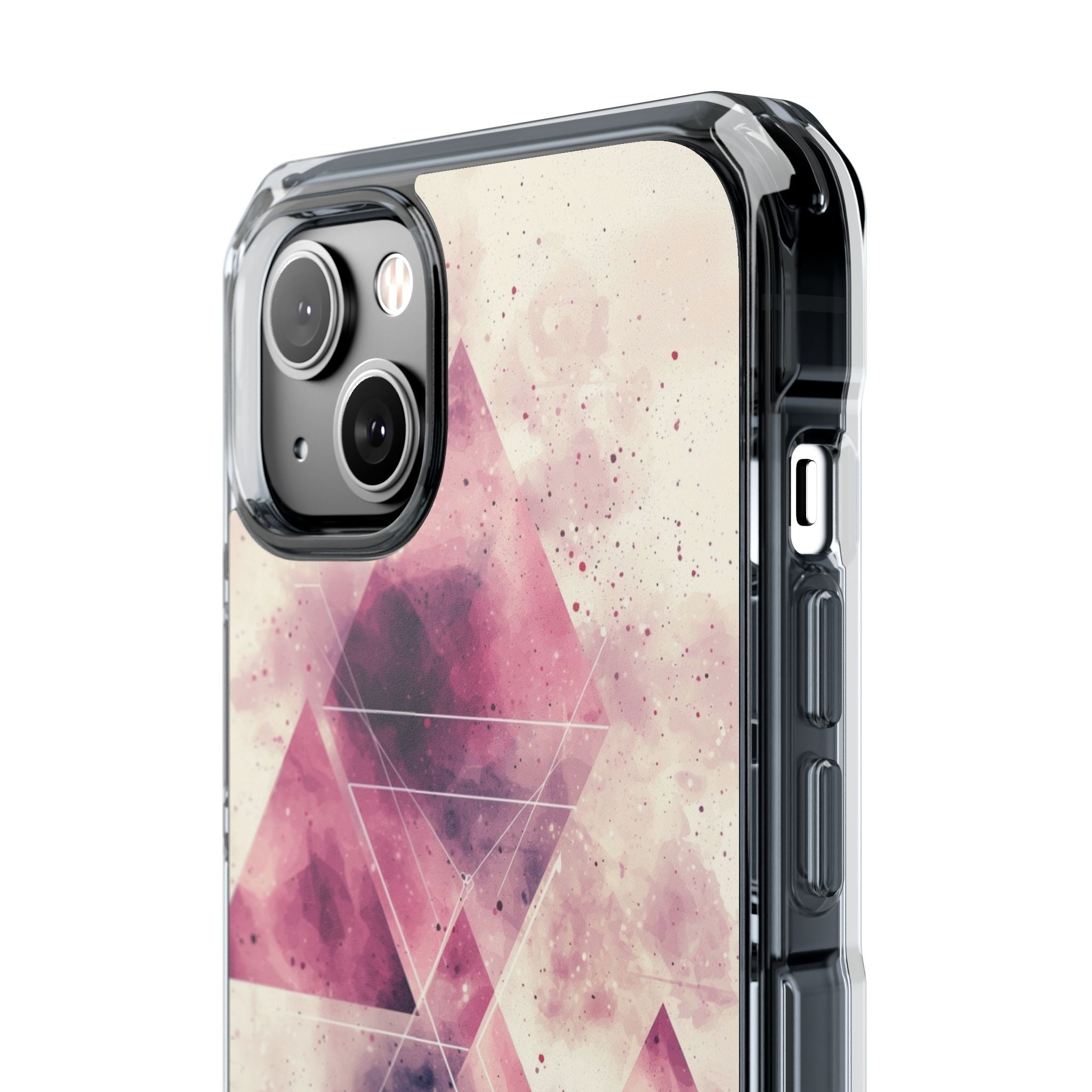 Triangles Overlap Serenity iPhone Case - Impact